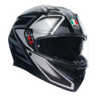AGV K3 Compound Matt Black Grey Helmet