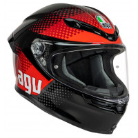 AGV K6 S Smu Fision Black Red Helmet