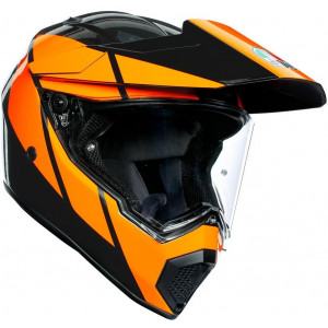AGV AX9 Trail Gunmetal Orange Helmet
