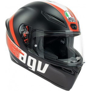 AGV K1 Grip Matt Black Red Helmet