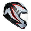 AGV K6 Flash Black Grey Red Helmet
