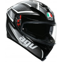 AGV K5 S Tempest Black Silver Helmet