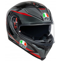 AGV K5 S Plasma Grey Black Red Helmet