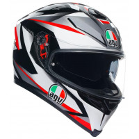 AGV K5 S Plasma White Black Red Helmet
