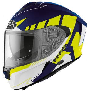 Airoh Spark Rise Blue Yellow Matt Helmet
