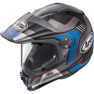 Arai XD-4 Vision Matt Grey Blue Helmet - LIMITED SIZING