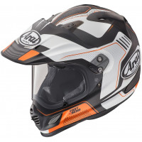 Arai XD-4 Vision Matt Orange White Helmet