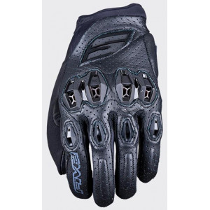 Five Stunt Evo2 Leather Black Gloves