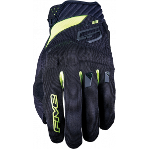 Five RS-3 EVO Black/Fluro Gloves