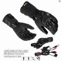 Macna E-Heated Ion RTX Hardwired Kit Black Gloves