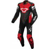 Macna Tracktix 1PCE Leather Race Suit - Black/Red/White - "COMING SOON"