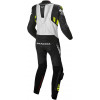 Macna Tracktix 1PCE Leather Race Black White Yellow Suit