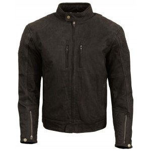 Merlin Stockton Leather Black Jacket
