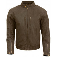 Merlin Stockton Leather Brown Jacket