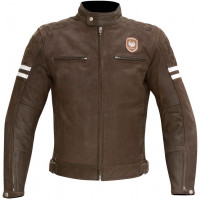 Merlin Hixon Leather Jacket - Brown 