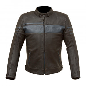 Merlin Holden Leather Black/Blue Jacket