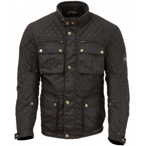 Merlin Edale Wax Cotton Black Jacket