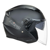 Nitro X780 JET Matt Black Helmet