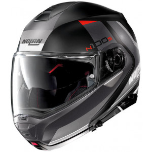 Nolan N100.5 Hilltop Flat Grey Black Helmet