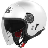 Nolan N21V Classic Metal White Helmet