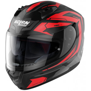 Nolan N60-6 Anchor Flat Black Red Grey Helmet