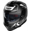 Nolan N80-8 Ally Flat Black White Grey Helmet