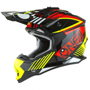 Oneal 2SRS v2 Rush Youth Red Neon Helmet