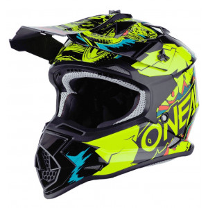 Oneal 2SRS Villain Youth Neon Yellow Helmet 