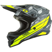 Oneal 3SRS v2 Camo Grey Neon Helmet