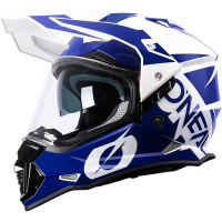 Oneal Sierra R v2 Blue White Helmet - LARGE