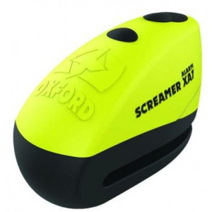 Oxford Screamer XA7 Alarm Disc Lock - Yellow Matt Black
