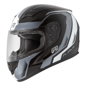Rjays Grid Black Grey White Helmet