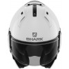 Shark EVO-ES Blank White Helmet