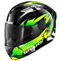 Shark D-SKWAL 2 Penxa Black Green Yellow Helmet