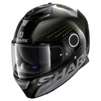 Shark Spartan Carbon Cliff Anthracite Yellow Helmet - LIMITED SIZING