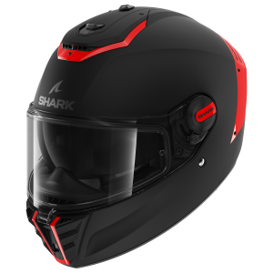 Shark Spartan RS Blank Matt SP Black Fluro Red Helmet