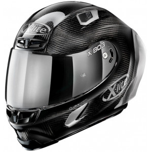 X-Lite X-803 RS Carbon 'SILVER LIMITED EDITION' Helmet - WITH ADDITIONAL SILVER METAL VISOR