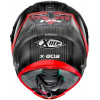 X-Lite X-803 RS Carbon Hot Lap Black/Red - WITH ADDITIONAL  DARK GREEN VISOR